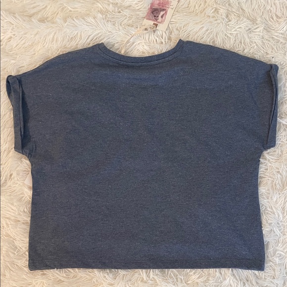 Jessica Simpson Kids Navy Love Graphic Tee Size Medium (8/10) NWT - Picture 3 of 6